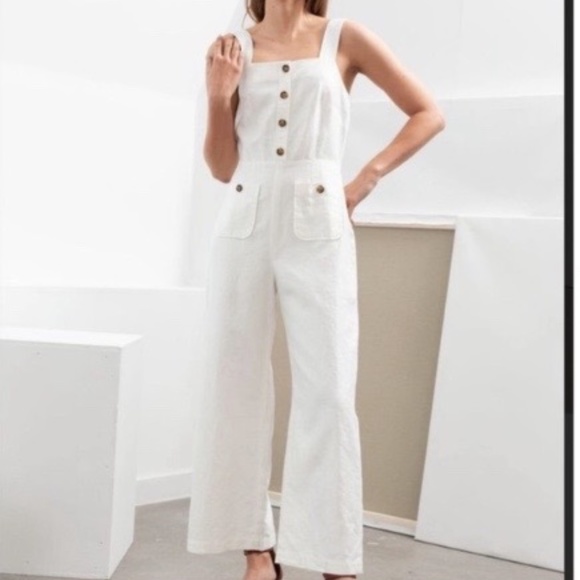 & Other Stories Pants - & Other Stories Linen Jumpsuit